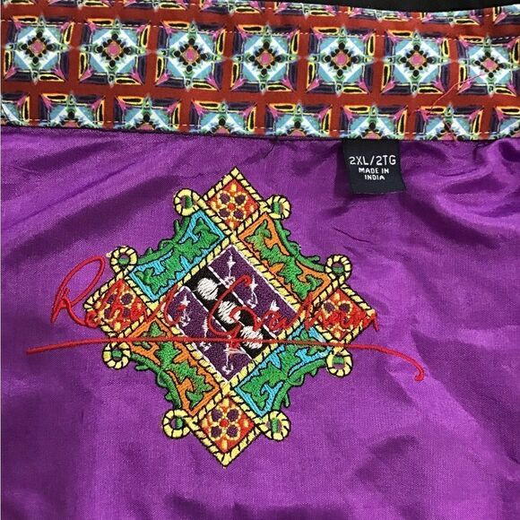 Robert Graham Black Seattle Button Down Shirt Size 2XL - Picture 6 of 14